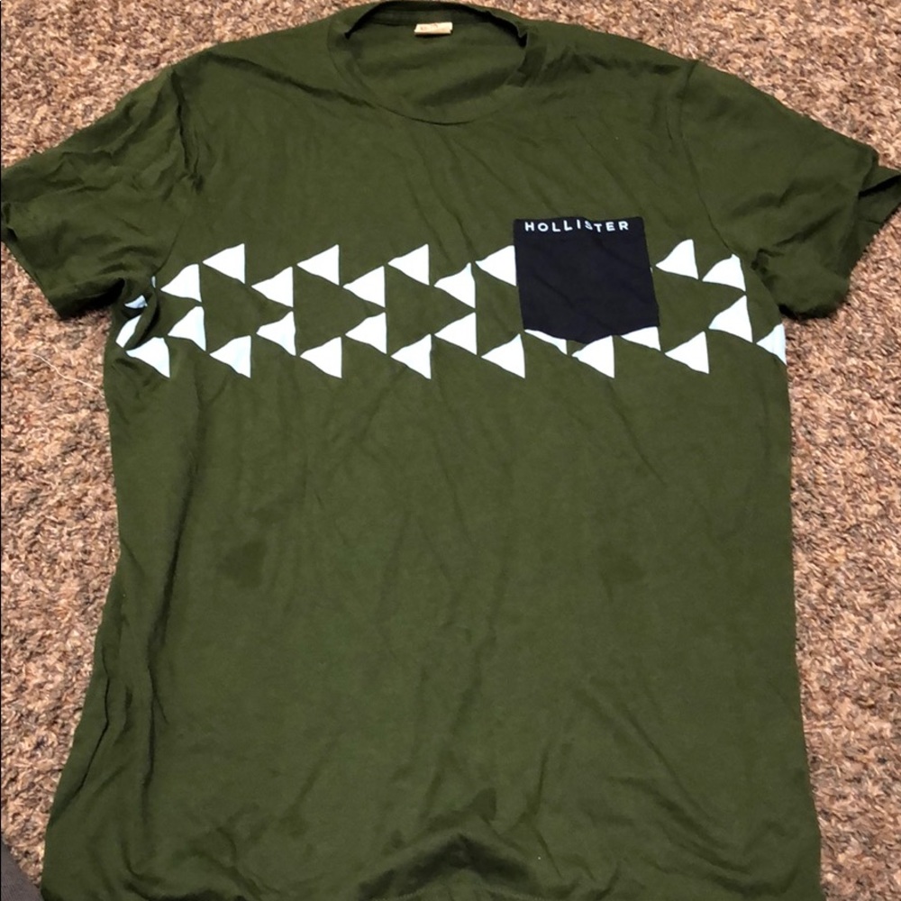 Arm green patterned Hollister T-shirt